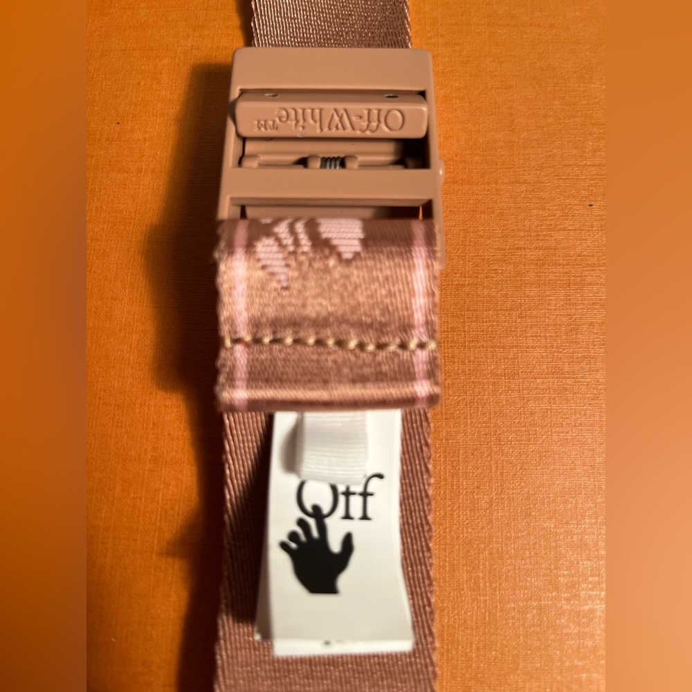 Off-White - 🎀 baby pink Belt size small ! - Picture 3 of 8